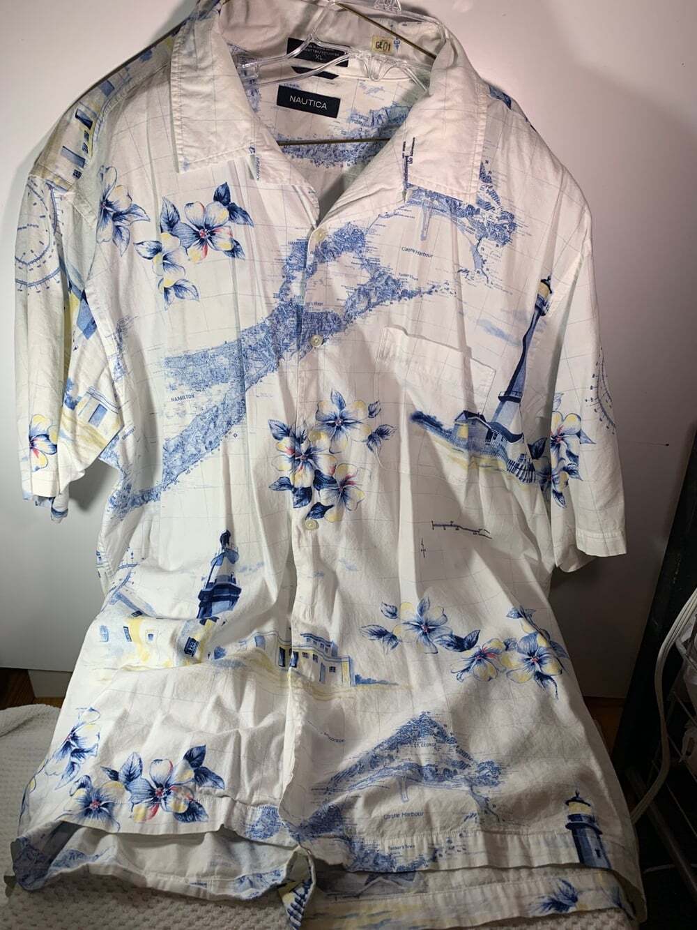 Men’s Tall Nautica Tropical Shirt